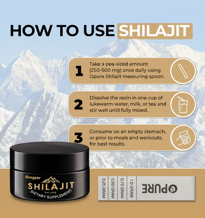 Googeer Shilajit Natural Healthy (100g)
