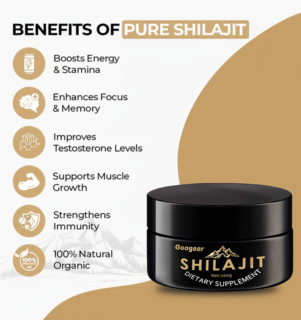 Googeer Shilajit Natural Healthy (100g)