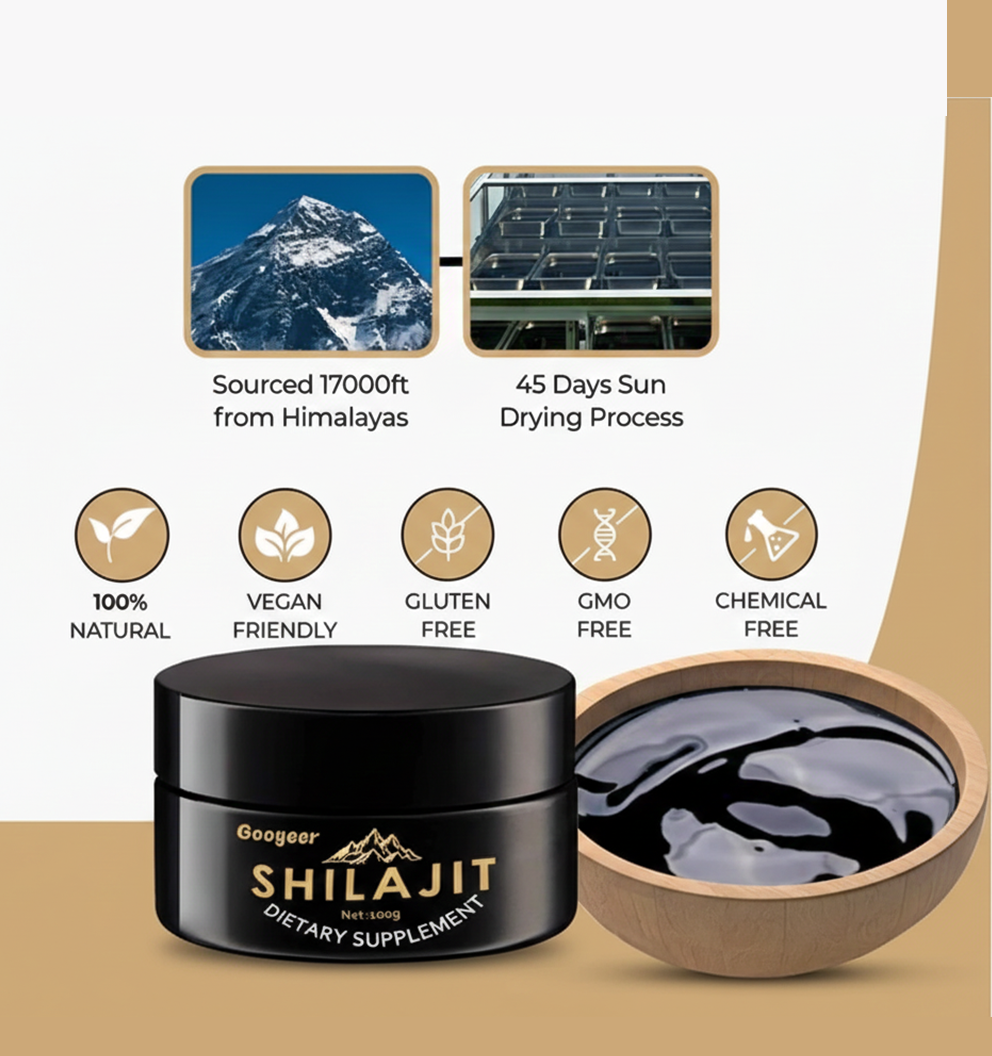 Googeer Shilajit Natural Healthy (100g)
