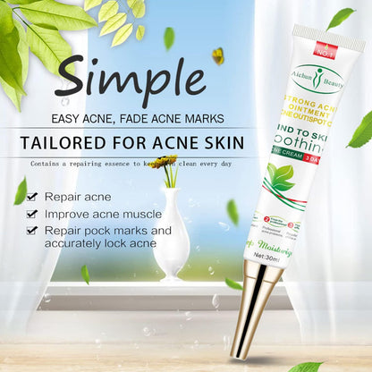 AICHUN BEAUTY Face Acne Cleaning Cream Skin Care Remove Repair Comedone Pimple Acne Face Acne Cream 30ml