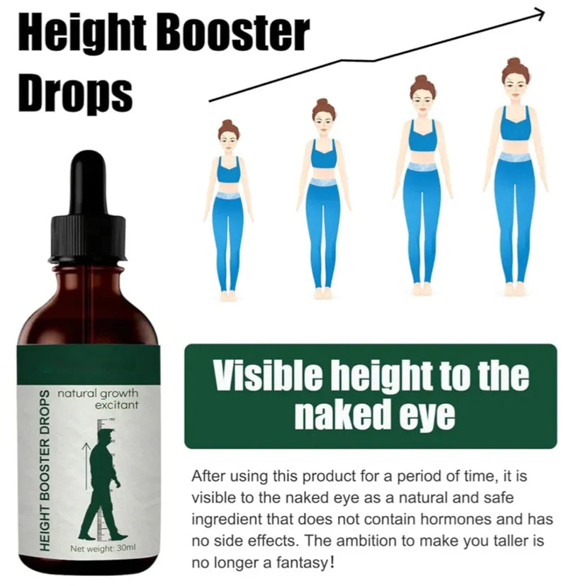 Height Booster Drops – Natural Growth Solution
